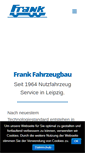 Mobile Screenshot of frank-fahrzeugbau.de